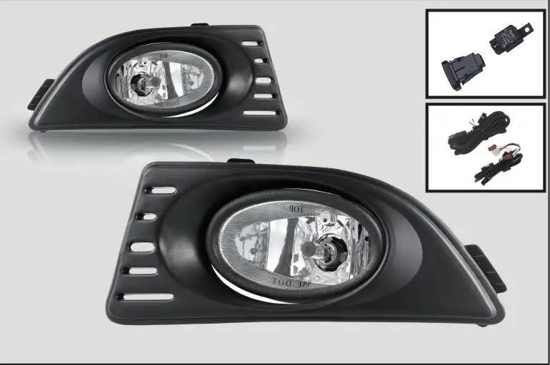 

Case for Acura RSX fog light halogen fog lamp fit for 2005 2006 2007 H11 12V 55W with wiring kit shipping free