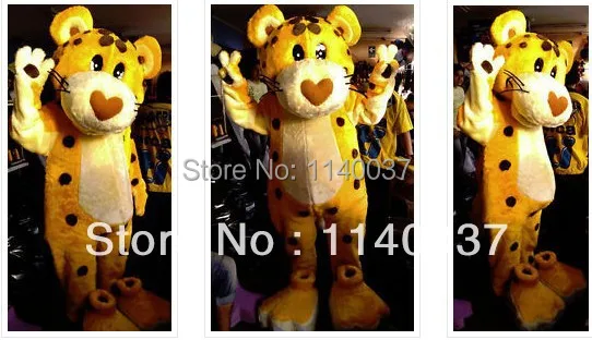 

mascot Cheetah Leopard Mascot Costume Adult Size Cheetah Mascotte Outfit Suit Fancy Dress EMS FREE SHIPPING