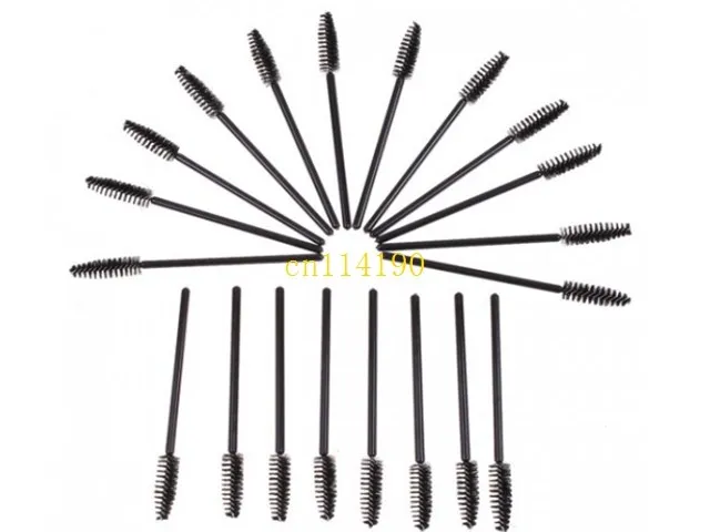 2500pcs/lot Free Shipping Makeup Brush Eyelash One-off Eyelash Brush Mascara Wands Applicator Disposable Eye Lash