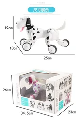 Robot electrónico inalámbrico para niños, juguete educativo de 2,4G con Control remoto inteligente para perros y animales, W088