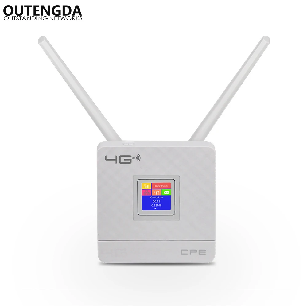 Thiết Bị Phát Wifi 300 Mbps Không Dây Wi-Fi Di Động CAT4 LTE/3G/4G Mở Khóa CPE Router với Khe Cắm SIM WAN/LAN Hỗ Trợ Nhiều Ban Nhạc