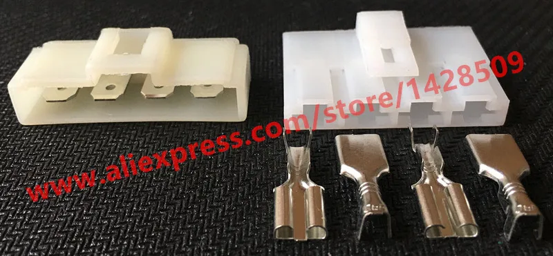 1 Set 4 Pin Automotive Wire Harnes Cable Connector Auto Female Male Plug With Terminals PP0323802