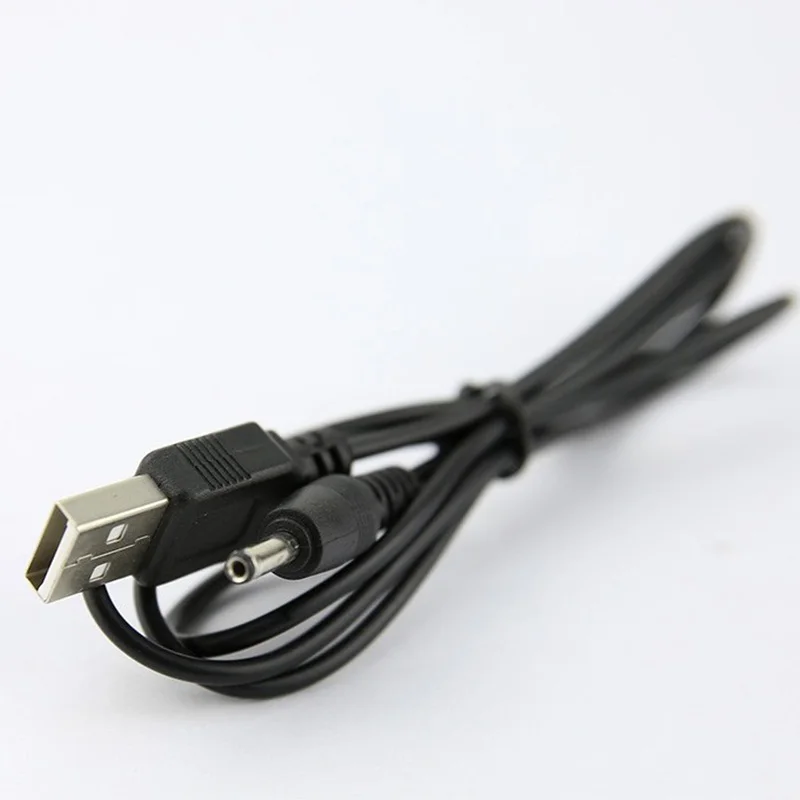 DC 3.5mm USB Micro High quality Universal USB Charger charging Cable wire for headlamp rechargeable flashlight torch computer