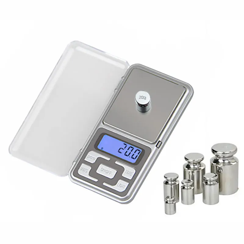 Mini Digital Scale 100/200/300/500g 0.01/0.1g High Accuracy Backlight Electric Pocket For Jewelry Gram Weight For Kitchen