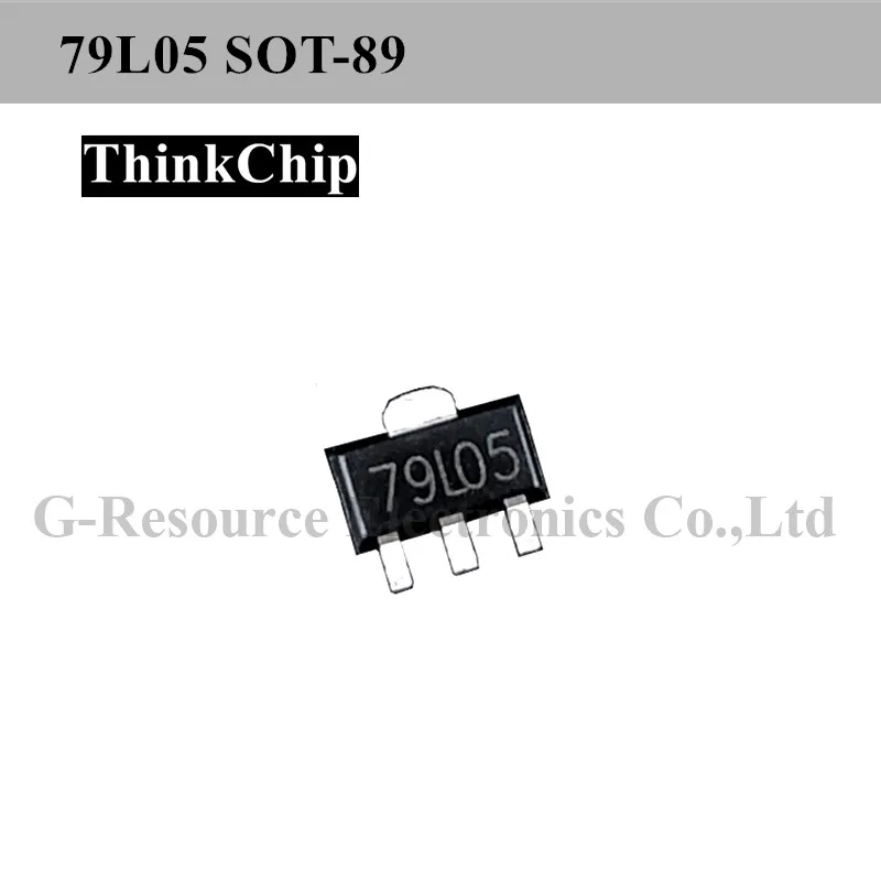 (500 pcs) 79L05 SOT-89 SMD Three-Terminal Positive Voltage Regulator CJ79L05 for Electronics Integrated circuit