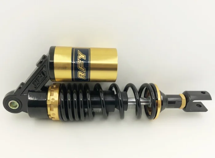 RFY-Amortecedor traseiro para motocicleta Honda, Suzuki, Kawasaki, Yamaha, preto e dourado, 11 ", 280mm, novo, 1 par