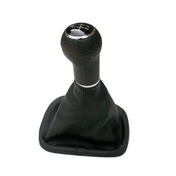 For Seat Leon 2000 2001 2002 Toledo 1999 2000 2001 5 Speed 12mm/ 23mm Gear Lever Stick Car Shift Knob With Leather Car Styling