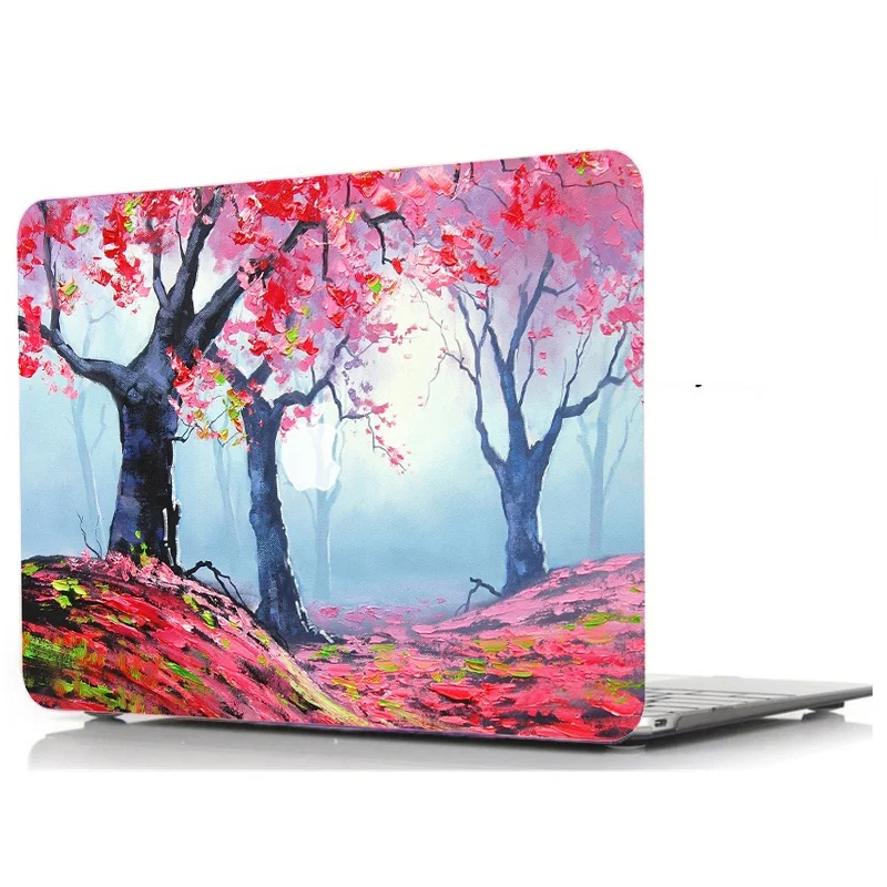 Colors Painting Laptop Case Shell Cover For Apple Macbook Air Pro Retina 11 12 13 15 Touch Bar & Touch ID Laptop Bag