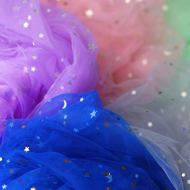 Photography Backdrops Starry Sky Gauze Tulle Background Props Photo Studio Material Fotografia Decoration for Nail Art