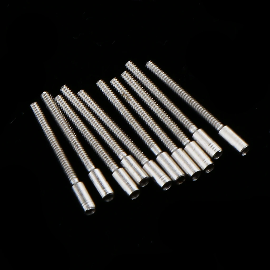 10 Pieces Watch Stem Extensions Extenders Jewelry Tools & Equipments Repair Watch Movement Crown Stems 0.9mm Threads Watchmaker