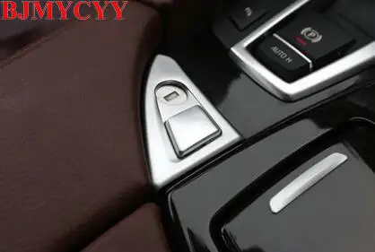 

BJMYCYY Center Console Armrest Box Switch Buttons ABS sequins decoration cover trim 2pcs for BMW 5 series f10 f18 520 523 525