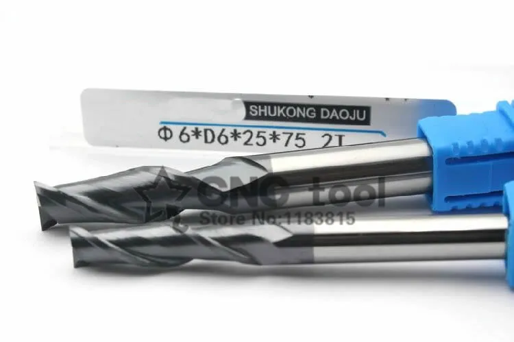 2F-6 * * * * * * * 6*30*100, 2 ขลุ่ยยาวคาร์ไบด์ End Mill Altin Coat,ตัด,เครื่องกลึง CNC เครื่องมือ Router Bits สำหรับตัดโลหะ