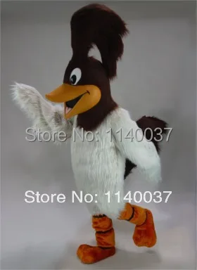 

mascot Deluxe Plush Material Roadrunner Mascot Costume Adult Size Birds Outfit Suit Fancy Dress Cosply Carnival Costume