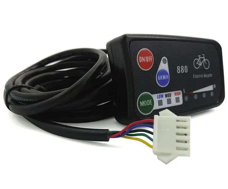 36V 48V Electric Bicycle KT LED LED880 ebike Control Panel Display Electric Bike Parts for KT Controller