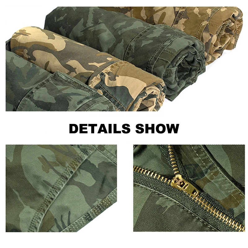 DIMUSI Mens Military Cargo Shorts New Mens Army Camouflage Tactical Shorts Men Cotton Loose Work Casual Shorts Plus Size 42