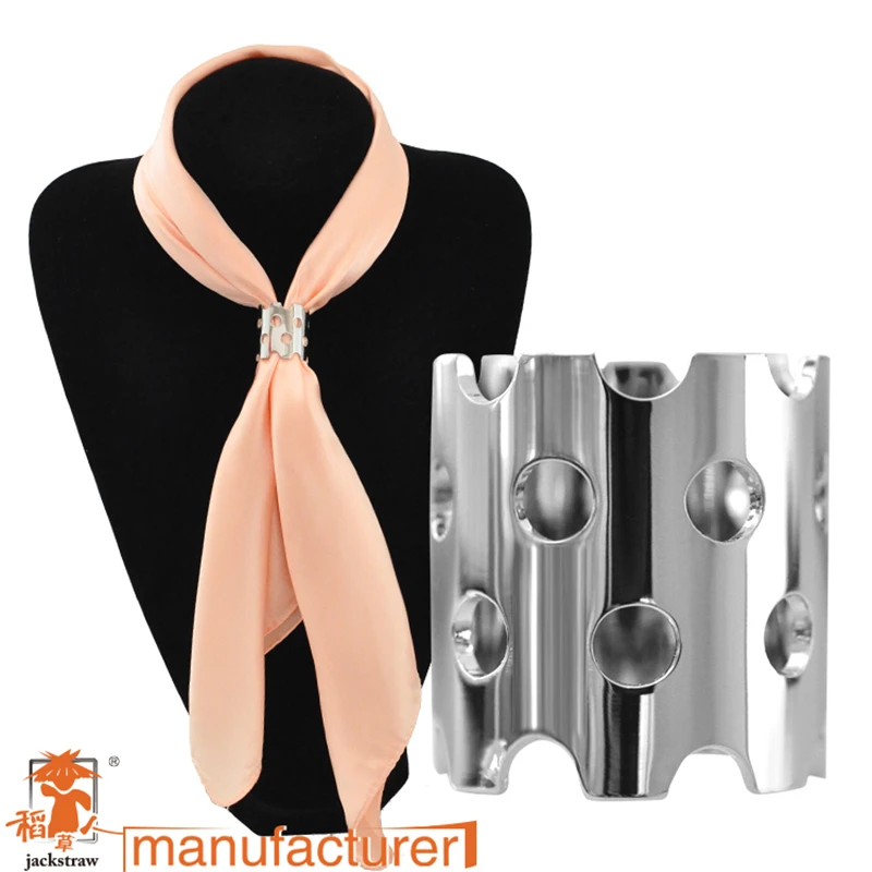 Metal scarf fastening button female accessories gifts