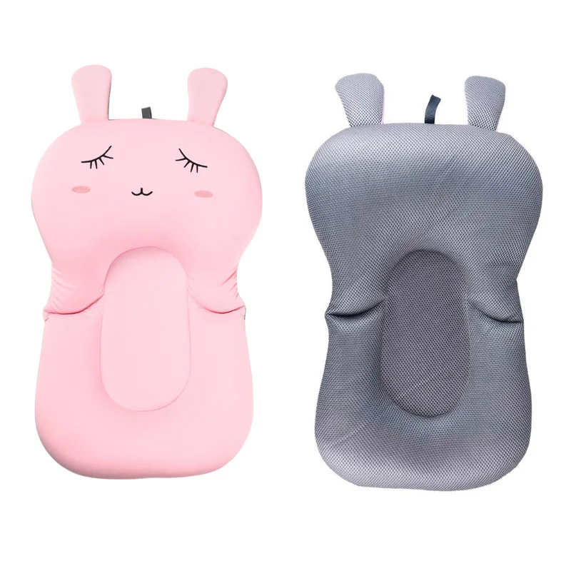 Baby Shower Portable Air Cushion Bed Babies Infant Baby Bath Pad Non-Slip Bathtub Mat NewBorn Safety Security Bath Seat Support