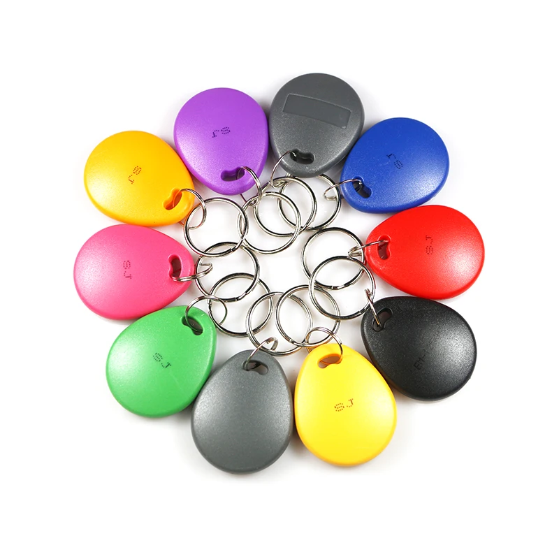 100pcs 125khz RFID Proximity ID Token Key Tag Keychain Waterproof for RFID keypad fingerprint reader door lock