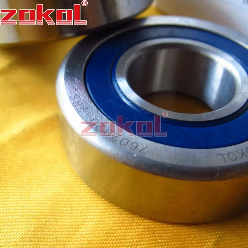 ZOKOL 7602020 TN 2RS P4 TBT C 760204 2RSTBT Axial Angular Contact Ball Bearing 20*47*14mm