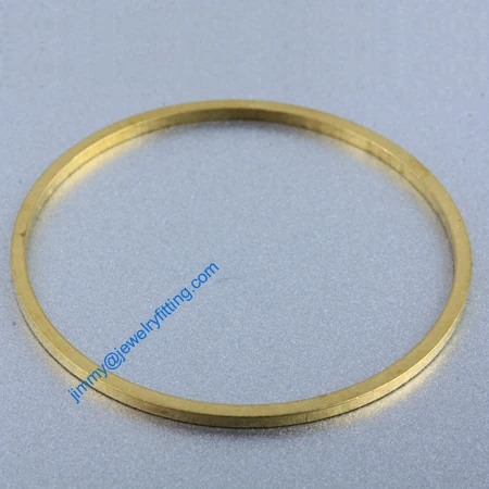 

1000 PCS Raw Brass 40*1.5*1.5mm copper Rings fashion jewelry findings jewelry Connectors Quoit