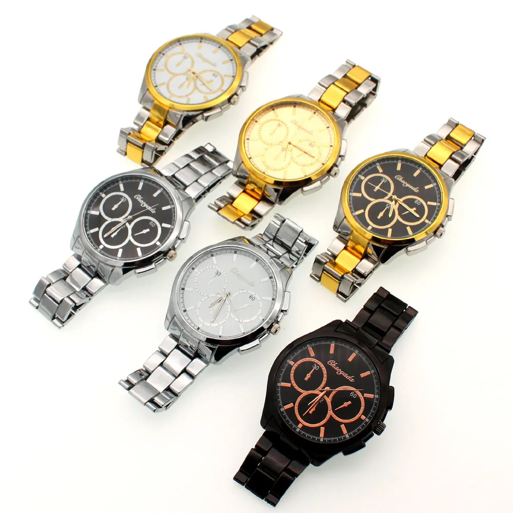 

9pcs/Lot Mixed Bulk Fashion Men Steel Quartz Luxury Sport Wristwatchees Business Watches NG9 mens watch gifts