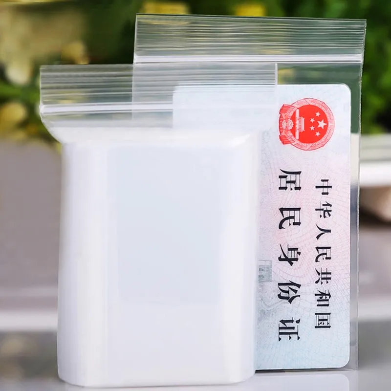 7cm*10cm*200mic Zip Lock Plastic Bag Clear Resealable Bag Clothes Bag Transparent Zip Lock Plastic Bag 1000pcs/lot Free shipping