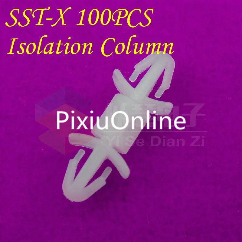 100PCS   YT469   SST- X  Separation Pillar  PCB Isolation Column Plastic Rivets Interval Column  SST  Interval Column