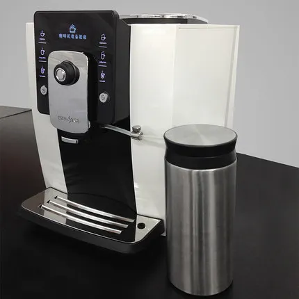 Accesorios para cafetera automática KALERM, latas de leche de 600ml, aislamiento al vacío de acero inoxidable de doble capa