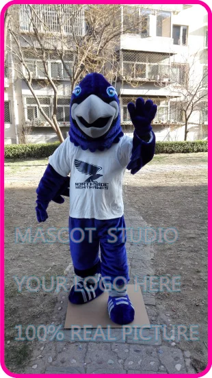 mascot  blue plush eagle falcon hawk mascot costume custom fancy costume anime cosplay kits mascotte cartoon theme