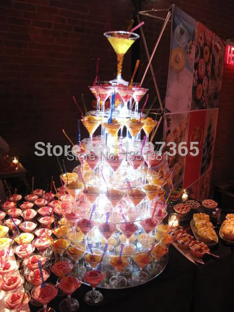 Hot !/cooking tools/ !Clear 7 Tier Round Acrylic Wedding Cake Display Stand Perspex Birthday Cupcake Stand