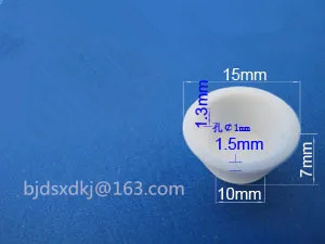 Alumina ceramic crucible / diameter*height=15(10)*7mm/ Special crucible for thermal analysis instrument