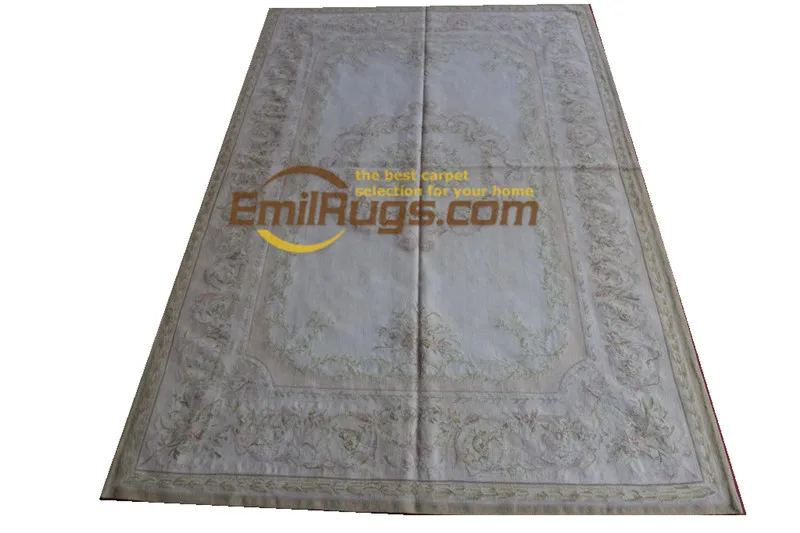 Handwoven Wool Carpets Carpets For Living Room Square Rug Aubusson Carpet Natural Sheep Wool