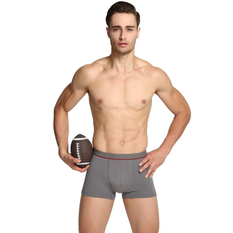 

New 2019 Men's Underwear Boxer Shorts modal Fiber Solid Color Pants Breathable Antibacterial Pantalones Para Hombres