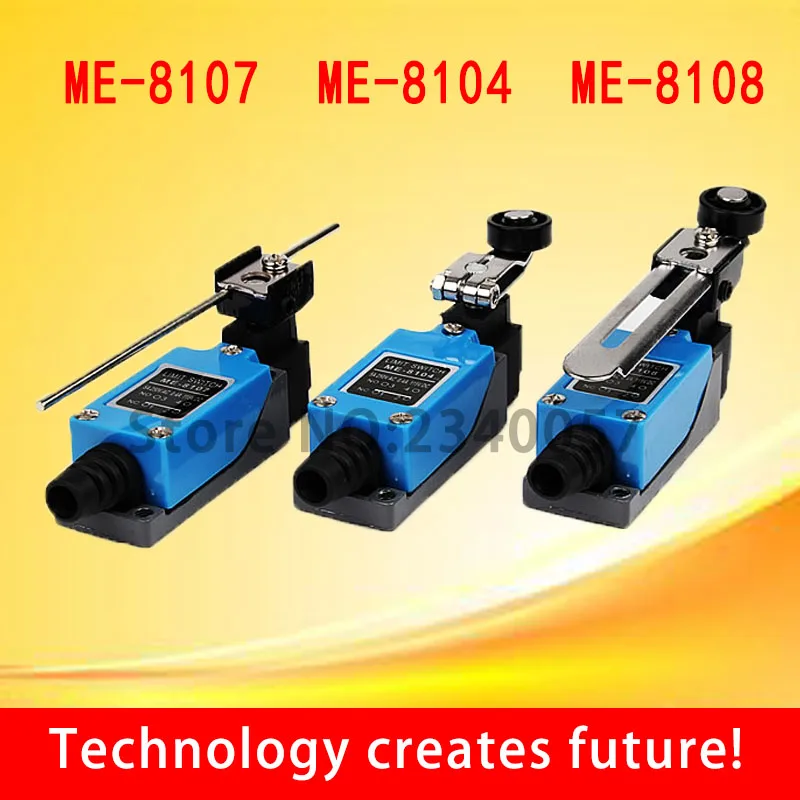 ME-8104  ME-8107 ME-8108 Limit Switch TZ-8104 Rotary Plastic Roller Arm Limit Switch ME8104 ME8108