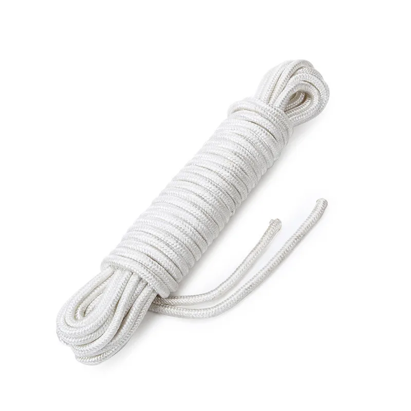 10m white 7mm Parachute Cord Lanyard Rope DIY Umbrella Rope Camping Survival Equipment Emergency Climbing Load bearing 550kg