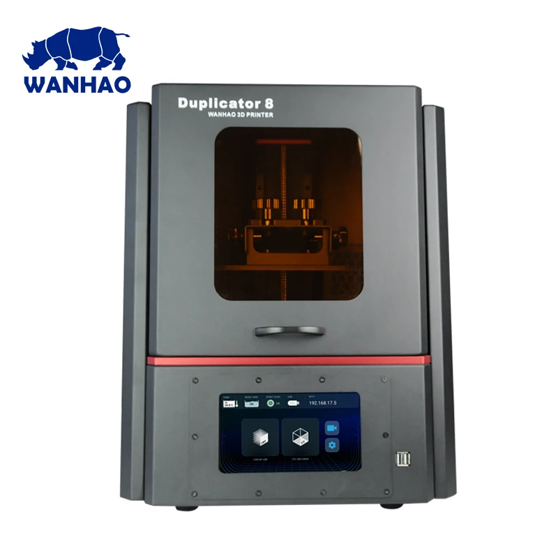 2019 Newest D8 DLP LCD Resin Jewelry Dental Large 3D Printer WANHAO Factory Direct Sales with 500ml Resin and Workshop License