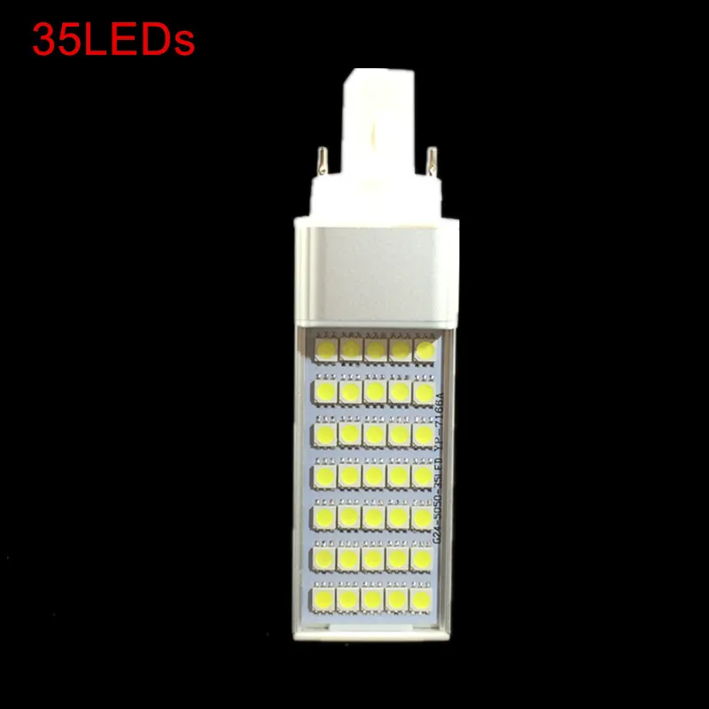 G24 LED žárovky 5W 7W 9W 12W 15W E27 LED kukuřice cibule lampa lehký SMD 5050 reflektor 180 stupňů AC85-265V vodorovný kolíček lehký