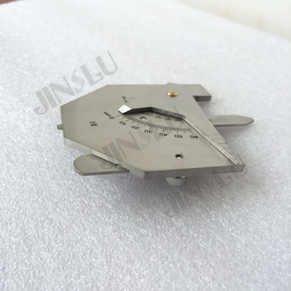Spedizione Gratuita HJC60 HJC-60 Calibro Cordone di Saldatura Cordone di saldatura Altezza Gap Ruler Gage Metric Saldare Ispezione Pinza