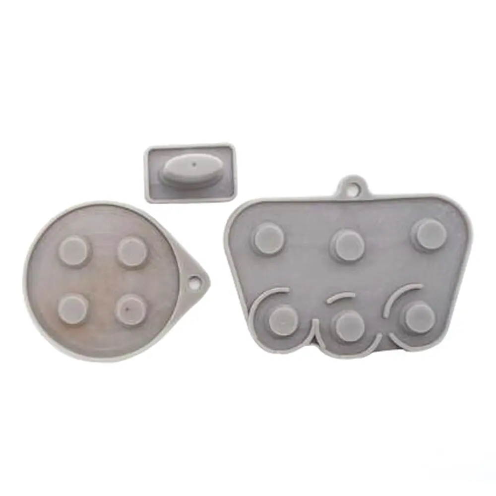 xunbeifang 10sets Repair parts for Sega Saturn SS Controller  Conductive Rubber Pad Button Start Key Pads Button