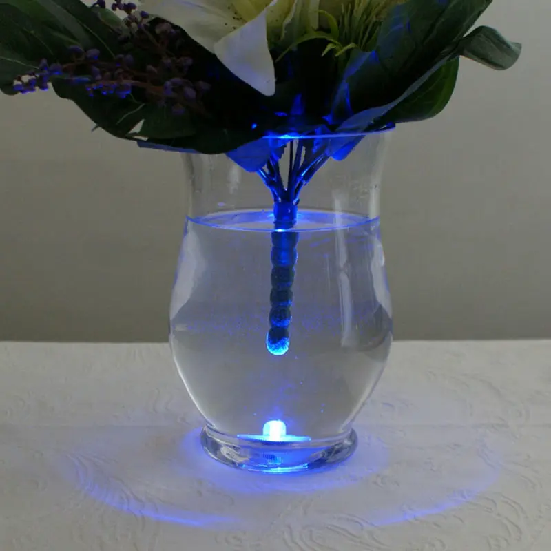 Led-leuchten für parteien 120 teile/los Wasserdichte Unterwasser Batterie Powered Tauch LED Tee Lichter Kerze nacht licht