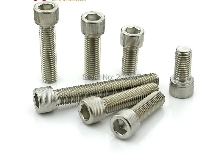 Lot20 Metric Thread M8* 16mm Stainless Steel Hex Socket Bolt  Head Cap Screw