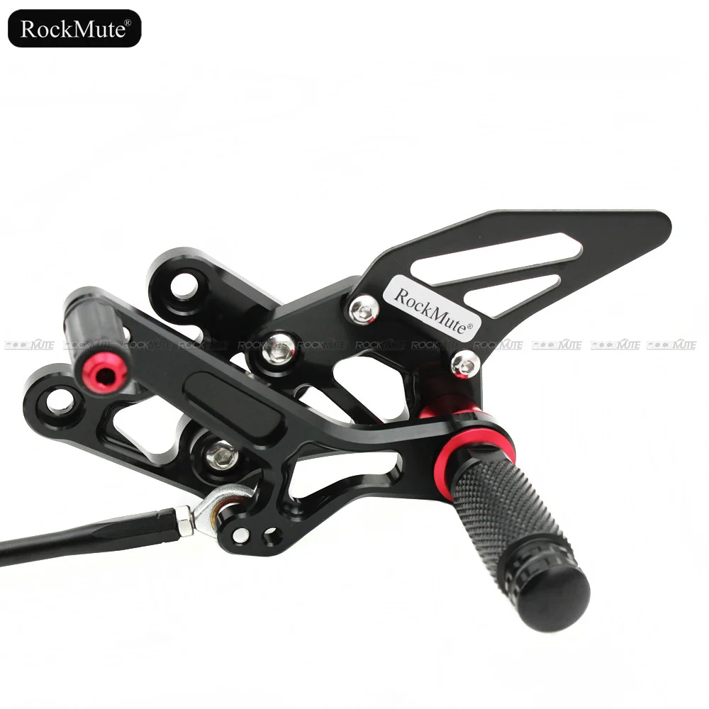 Motorcycle Rearsets For Yamaha FZ1 2006-2016/FZ8 2010-2013 Non-ABS Adjustable Footrest Shift Lever Brake Pedal Foot Peg Rear Set