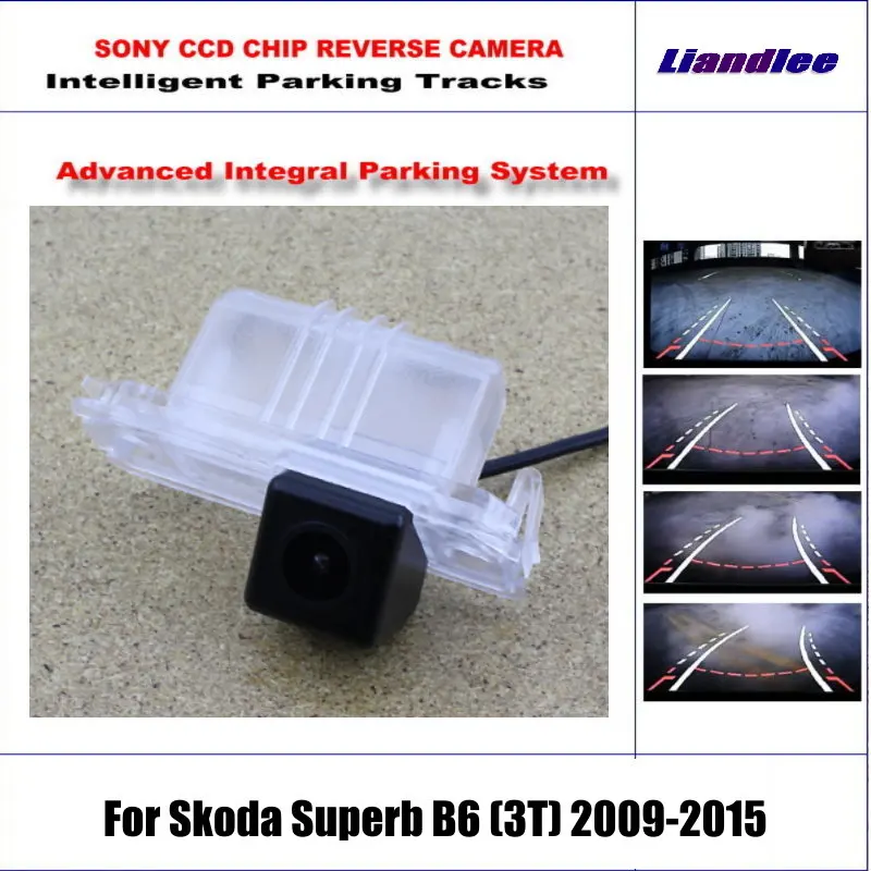 

For Skoda Superb B6 2009-2015 Car Intelligentized Reverse Camera Rear View Back Auto Dynamic Guidance Tracks CAM