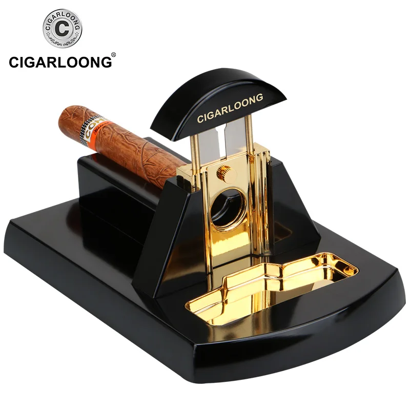 Cigar Cutter Desktop Metal Knife Cigar Smoking Accessories Desktop Cigar Scissors Thicker Cutter Men's Gift