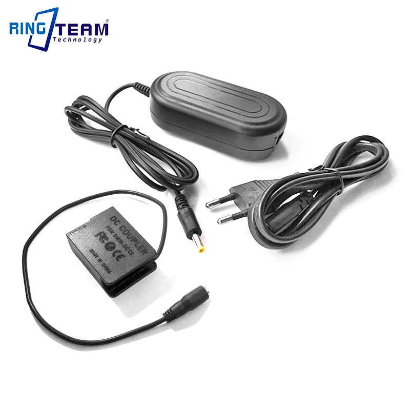 Power AC Adapter Kit DMW-AC8 + DMW-DCC8 (DMW-BLC12) for Panasonic Lumix GX8 FZ1000 FZ300 FZ200 G7 G6 G5 GH2 GH2S G80 G85 Cameras