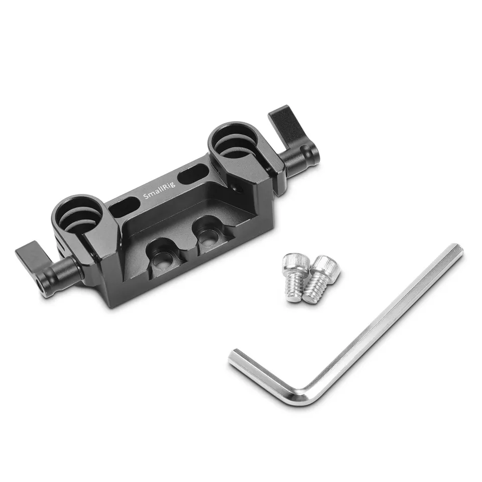 صغيرة سريعة الإصدار المزدوج 15 مللي متر رود المشبك ل DSLR هيكل قفصي الشكل للكاميرا 15 مللي متر LWS قضيب المشبك نظام-1943