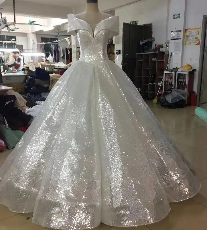 Vestido De baile brillante con lentejuelas para madre De la novia, vestido árabe De Dubái sin hombros, vestidos De graduación