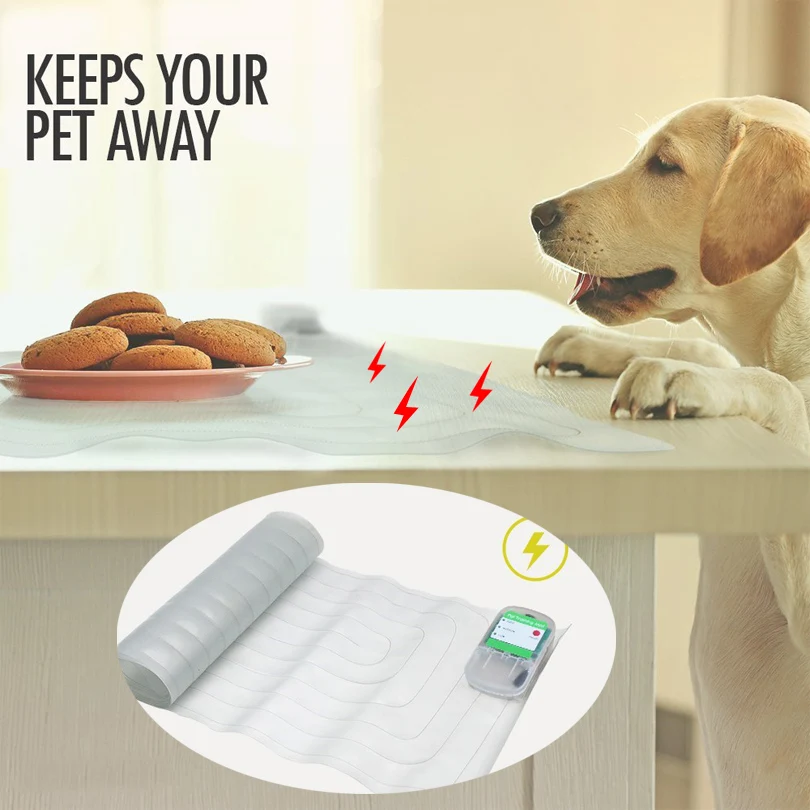 

Pet Dog Shock Mat Static Electricity Scat Mat,Indoor Dog Cat ScatMat Electronic Pet Training Mat to Keep Pets Off Furniture Sofa