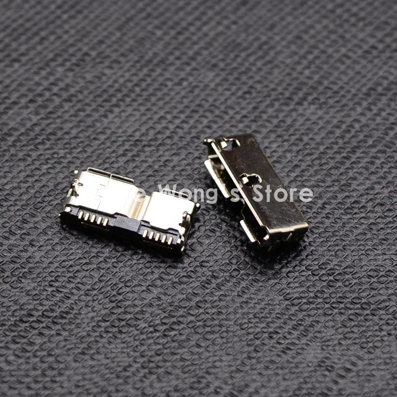 Wysokiej jakości 5 sztuk HI-Speed Micro USB 3.0 kobieta 10Pin DIP SMT gniazdo PCB złącza lutownicze