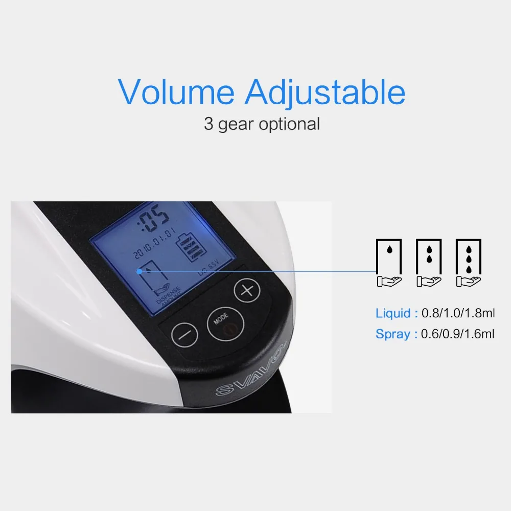 Desk Mounted Hand Free Bathroom Automatic Sensor Spray  Dispenser Hand Wash Hotel Liquid Soap Dispenser